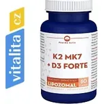 Lipozomal K2 MK7 + D3 forte - vyšší vstřebatelnost (60 tobolek)