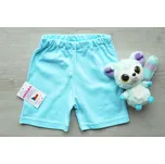 AMÁLKA Bavlněné kraťasy tyrkysové Velikost: 104-110