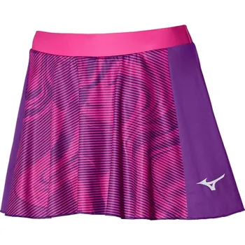 Dámská sukně Dámská sukně Mizuno Charge Printed Flying Skirt Purple Magic S