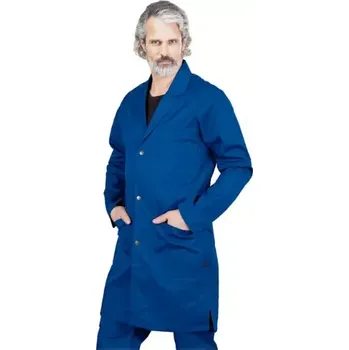 Zdravotnický plášť Leber&Hollman LH COATER N plášť modrý M-3XL