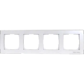 vypínač TECH STEROWNIKI Bílý čtyřnásobný rám FG-04 Tech Controls