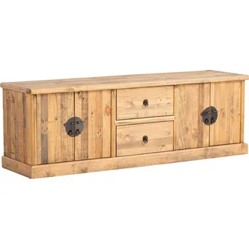 Obývací stěna Dřevěná TV komoda z recyklované borovice Rollo