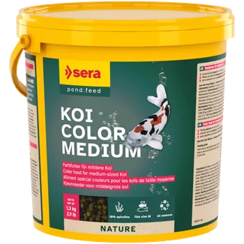 Krmivo pro rybičky Sera Koi Color Medium Nature 3800 Ml