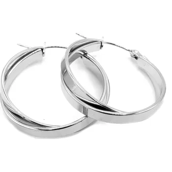 Náušnice Steel Jewelry Náušnice KRUHY Chirurgická ocel NS240190 dárkové balení zdarma