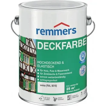 barva a nátěr na dřevo Remmers DF - Krycí barva 2,5 l (Deckfarbe) basaltově šedá