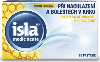 Přírodní produkt Engelhard Arzneimittel Isla Medic Acute citrus/med 20 pastilek