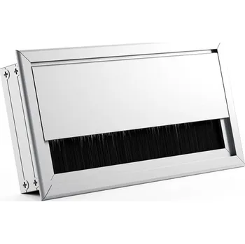 kabelová chránička Interex design Kabelová průchodka MONET 160 x 80 mm / Hliník