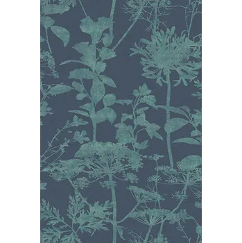 Tapeta Graham & Brown Premium Modro-zelená vliesová tapeta na zeď, příroda, trávy, 121429, New Eden, Graham&Brown Premium, velikost 10 x 0,52 m