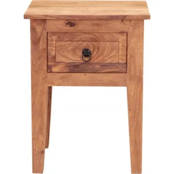 Konferenční stolek Indický nábytek - Odkládací stolek Jali 45x60x35 z indického masivu palisandr Super natural