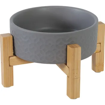 Miska pro psa Miska keramická KERAMO SOLO 300ml šedá Zolux