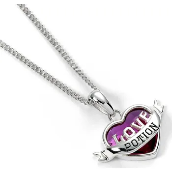 Módní doplněk Náhrdelník lektvaru lásky ze stříbra Harryho Pottera s krystaly