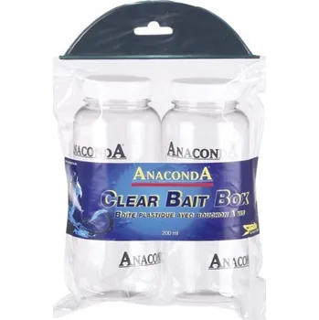 Anaconda plastové dózy Bait Box Clear, 4ks/bal
