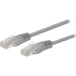 C-TECH kabel patchcord Cat5e, UTP, šedý, 50m CB-PP5-50