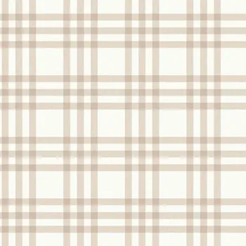 Tapeta Cristiana Masi by Parato Béžovo-bílá vliesová tapeta na zeď, káro, 17153, MiniMe, Cristiana Masi by Parato, velikost 10,05 x 0,53 m