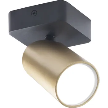 Mantra 8490 Sal, spotové svítidlo 1xGU10, černá/zlatá, 8x8cm