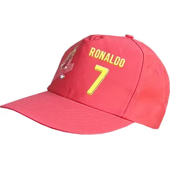 Kšiltovka Numberoplus Dětská kšiltovka s potiskem basic - Ronaldo CR07 Barva: Červená
