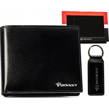 Peněženka Rovicky Set peněženky s klíčenkou Absyreas černá One size