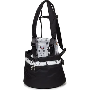 Psí batoh Iridog Batoh na psa 2v1 ZIPPY no.3 černý & lamy v30 x d38 x š23 cm