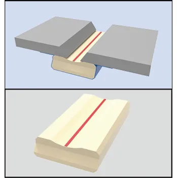 Příslušenství ke svářečce Keramická podložka se zaoblenou drážkou pr. 10,0 mm