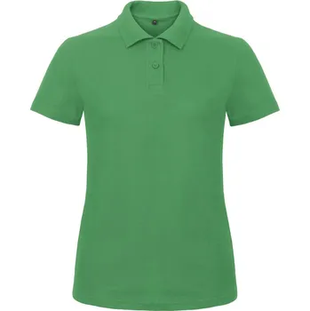 Dámská košile B&C Dámská polokošile Piqué polo ID.001 Velikost: 3XL, Barva: středně zelená