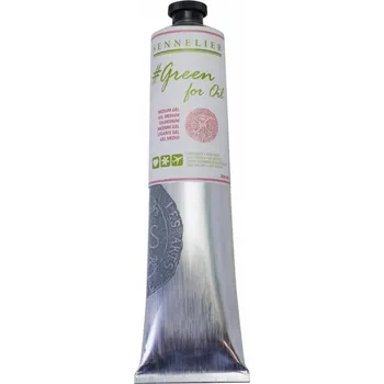 Olejová barva Sennelier Green for Oil - Gel Medium 200 ml