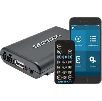Dálkový ovladač Dension DAB+A modul pro příjem DAB vysílání - ovládání Smartphonem + dálkový ovladač<br />Výrobce: Dension - 240186 RC