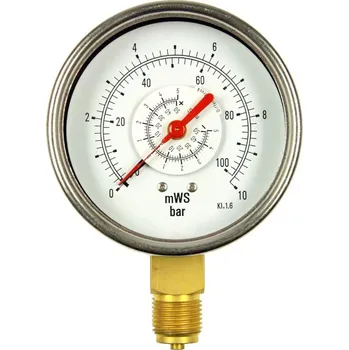 Ventil SUKU manometr diferenční typ 5630 D 100 0 - 400 kPa M20X1,5