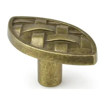 Nábytkové kování Interex design Úchytka knopka SIMI / Staromosaz