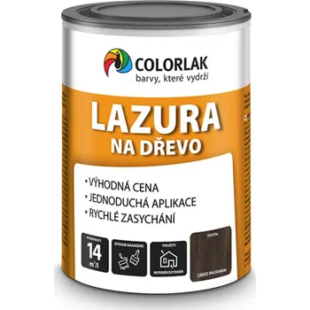 lazura COLORLAK Lazura na dřevo 2,2 l palisandr