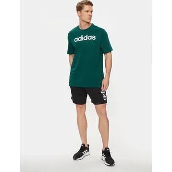 adidas Sportovní kraťasy AEROREADY Essentials Single Jersey Linear Logo Shorts IC0062 Černá Regular Fit L