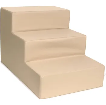 Schody a rampa pro psa Iridog Potah na schody STEPPIE no.1 béžový v33 x š40 x d45 cm