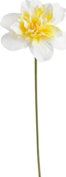 Umělá květina Umělý plnokvětý narcis 43 cm