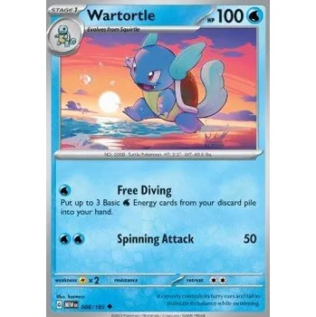 Volný čas Pokémon MEW 008/165 Wartortle - 151 Stav: Near Mint, Verze: NORMAL