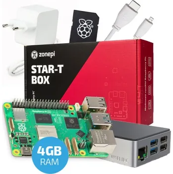 Stolní počítač Sada s Raspberry Pi 5 (4GB RAM), Flirc krabička + 32GB microSD + příslušenství