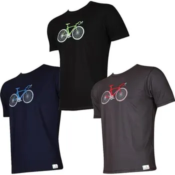 Pánské tričko Pánské tričko Fuzzy bambus LONKA tmavě modrá L