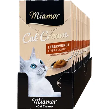 Krmivo pro kočku Miamor Cream s játrovou paštikou 6x15 g MULTIPACK - 11 krabiček