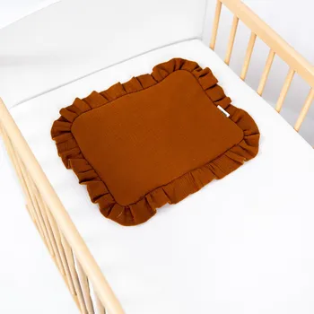 Kojenecká souprava Tulimese Mušelínová souprava s volánem skořicová VARIANTA PROVEDENÍ: SAMOSTATNÝ POLŠTÁŘEK