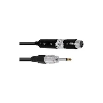 Příslušenství ke zvukové technice Omnitronic propojovací kabel XLR samice/Jack 6,3 mono, 30 cm