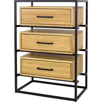 Ložnice KD370 komoda z dubu Drewmax (Kvalitní nábytek z dubového masivu)