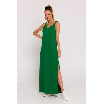Dámské šaty Zelené Maxi šaty V-Neck Moe, EU S i529_5768020959174338624