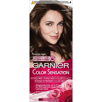 Barva na vlasy Garnier, Color Sensation krém na farbenie vlasov 4.0 Deep Brown