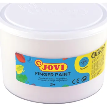 Speciální výtvarná barva Prstové barvy JOVI 500ml bílá - 56101