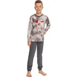 Chlapecké pyžamo Greg 2652/2653/12 TARO šedá 128