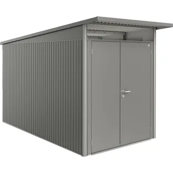 Zahradní domek Biohort Zahradní domek BIOHORT Avantgarde A4 duo 180 × 340 cm (šedý křemen metalíza)