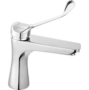 Vodovodní baterie Ferro Algeo Square Medico umyvadlová baterie stojící chrom BAQM2