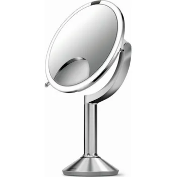 Kosmetické zrcátko Simplehuman sensor Trio tru-lux osvětlení, dobíjecí, 1x/5x/10x ST3024