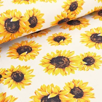 Teflonová látka Slunečnice 155