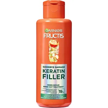 Vlasová regenerace Garnier, Fructis Goodbye Damage Keratin Filler regenerační oplachovací kúra na vlasy 200 ml