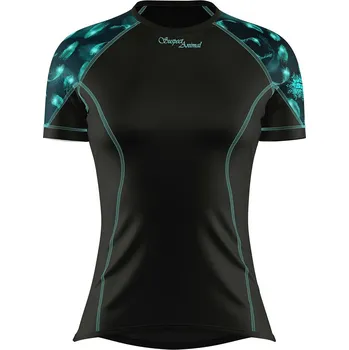 Dámské termoprádlo Dámské funkční triko krátký rukáv BIRD černá Bamboo Light New