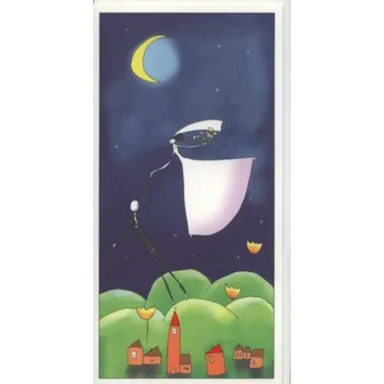 Přání s obálkou 8,6 x 17, 3 cm (svatební)